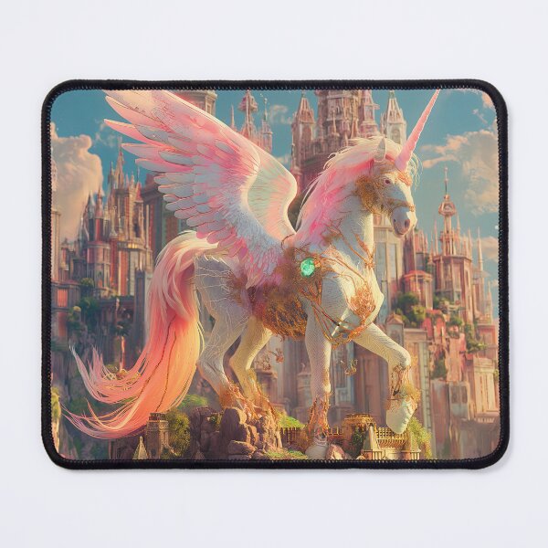 Item preview, Solarpunk Unicorn Pegasus designed and sold by deepglitchart.