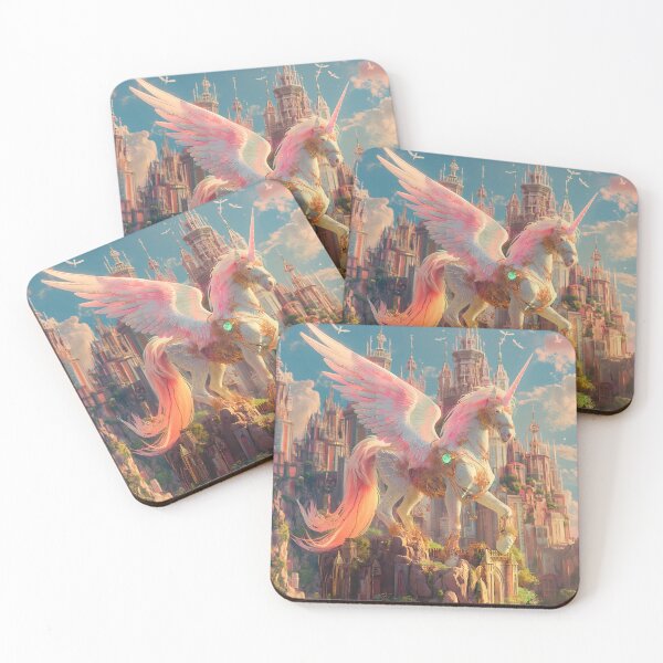 Item preview, Solarpunk Unicorn Pegasus designed and sold by deepglitchart.