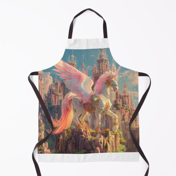 Item preview, Solarpunk Unicorn Pegasus designed and sold by deepglitchart.