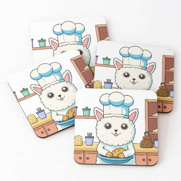 Item preview, Fluffy Little Llama Making Cookies designed and sold by omerfdln34.