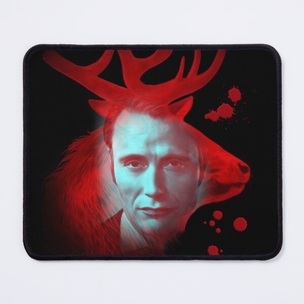 Item preview, Hannibal Blood Red Stag Cross Process Double Exposure designed and sold by orionlodubyal.