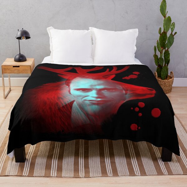 Item preview, Hannibal Blood Red Stag Cross Process Double Exposure designed and sold by orionlodubyal.