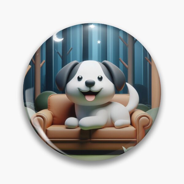 Item preview, Cute Dog seating on couch  designed and sold by scory.
