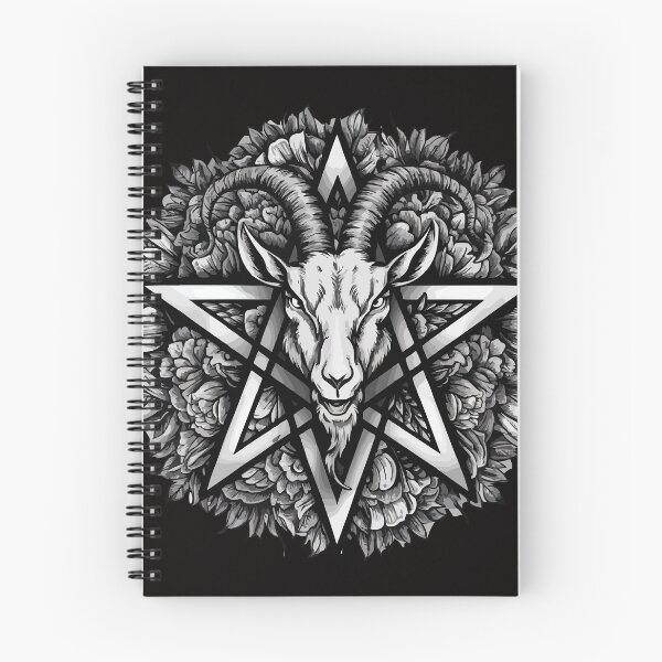 Item preview, Flower Pentagram Wicca Goat designed and sold by PhotoArtMC.