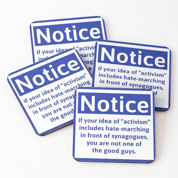 Item preview, Anti hate activist notice  designed and sold by Rachel the Artist .
