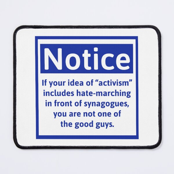 Item preview, Anti hate activist notice  designed and sold by Rachel the Artist .