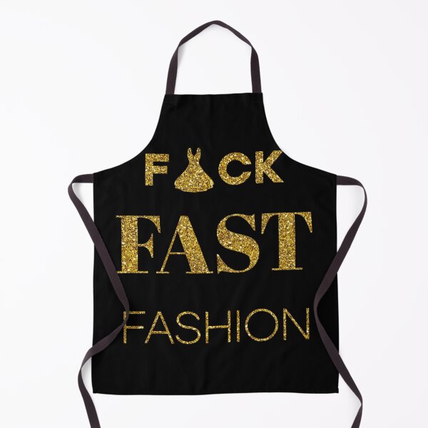Item preview, FCK Fast Fashion - It’s a desaster for people and environment (Gold Edition)  designed and sold by asanaworld.