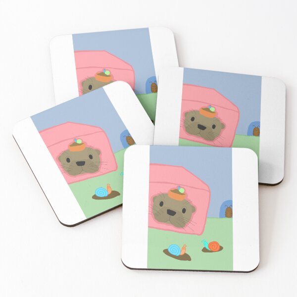 Item preview, Orval the otter and his snail pals designed and sold by Kaitlynpaintz.