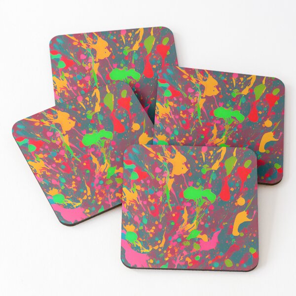 Item preview, Printed image of paint splatters v7 designed and sold by JaReVa.