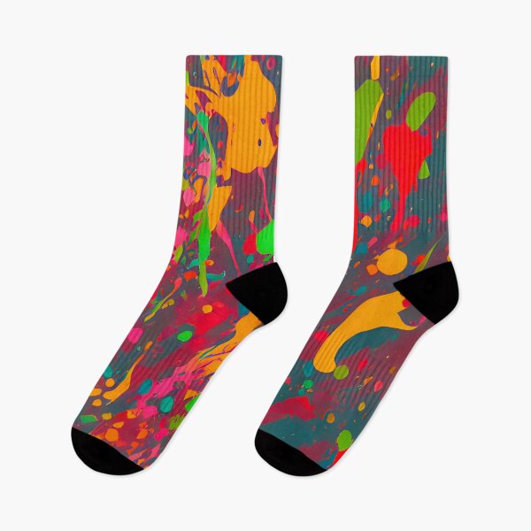 Item preview, Printed image of paint splatters v7 designed and sold by JaReVa.