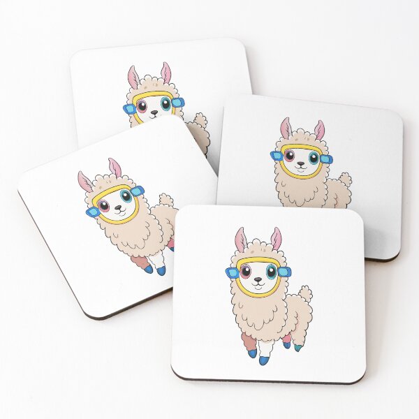 Item preview, Fluffy Little Llama Snorkeling designed and sold by omerfdln34.