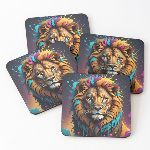 Item preview, Neon Lion revision 2 designed and sold by PolincTees.