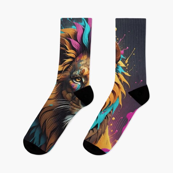 Item preview, Neon Lion revision 2 designed and sold by PolincTees.