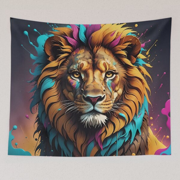 Item preview, Neon Lion revision 2 designed and sold by PolincTees.