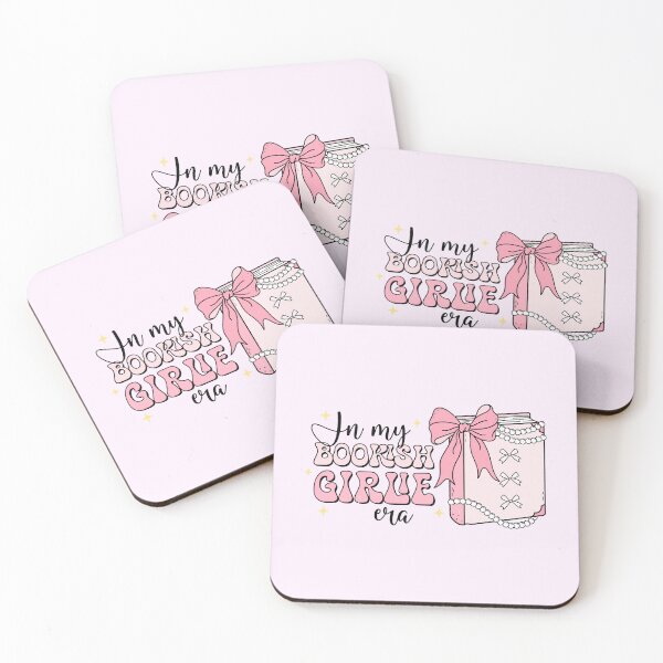 Item preview, In My Bookish Girlie Era Pink Bows Pink Bookish Gift For Book Lovers designed and sold by BookWishEra.
