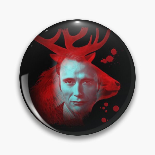 Item preview, Hannibal Blood Red Stag Cross Process Double Exposure designed and sold by orionlodubyal.