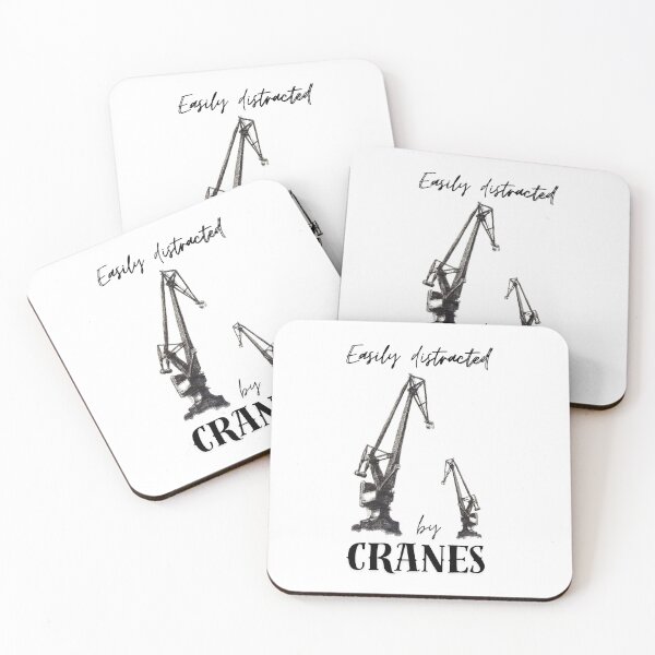 Item preview, Construction cranes Easily Distracted by cranes designed and sold by alczar.