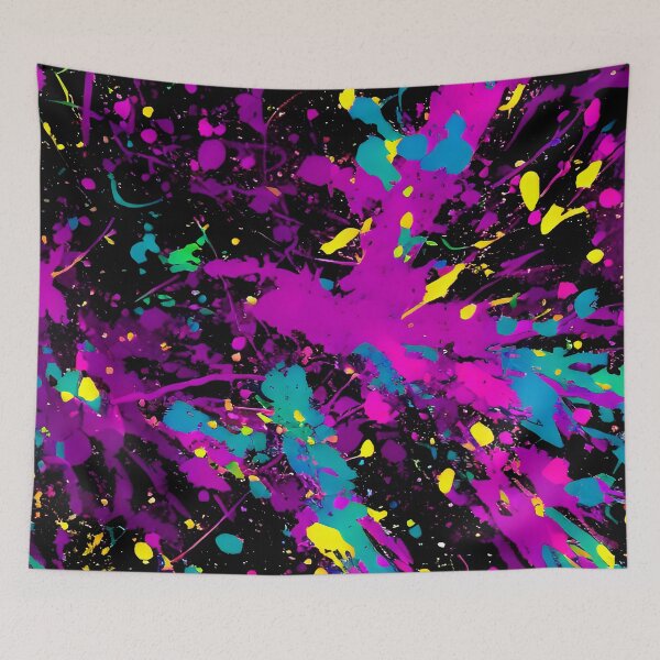 Item preview, Printed image of paint splatters v8 designed and sold by JaReVa.