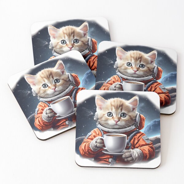 Item preview, Cosmic Cat-ffeine 2 designed and sold by Kaifat.