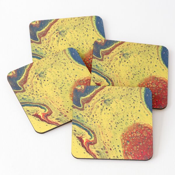 Item preview, Early In The Morning 2 Bold Yellow Blue Acyrlic Abstract designed and sold by Doug  Siegel.