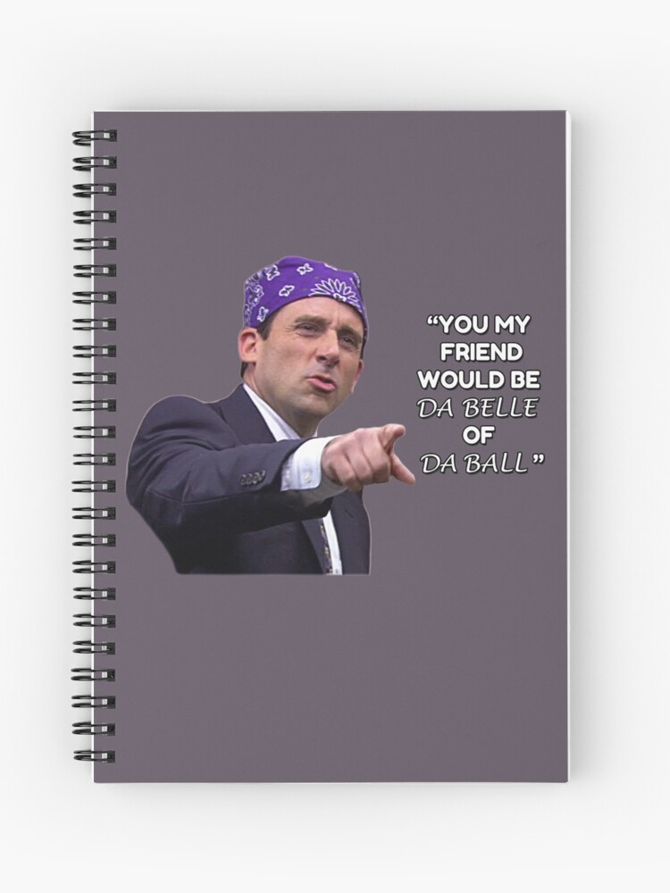 3-Hole Punch Jim Halloween Costume Spiral Notebook for Sale by  TossedSweetCorn