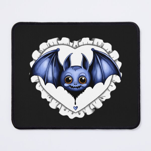 Item preview, Blue heart Bat designed and sold by Caseymax.
