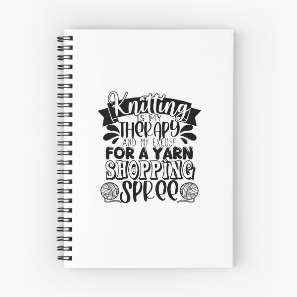 Item preview, Knitting Is My Therapy! I Love It! designed and sold by smalldesignbox.