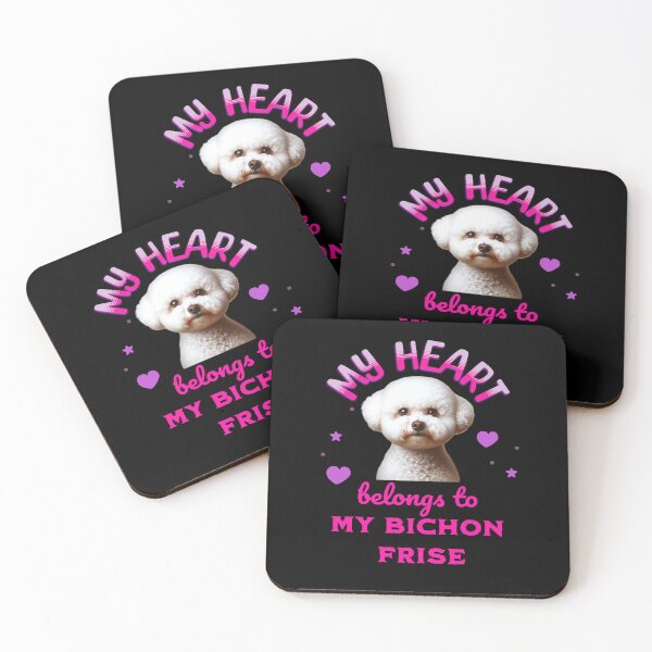 Item preview, My Heart Belongs to My Bichon Frise designed and sold by BirdsnStuff.