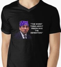 Prison Mike - Dementors T-Shirt Men's V-Neck T-Shirt