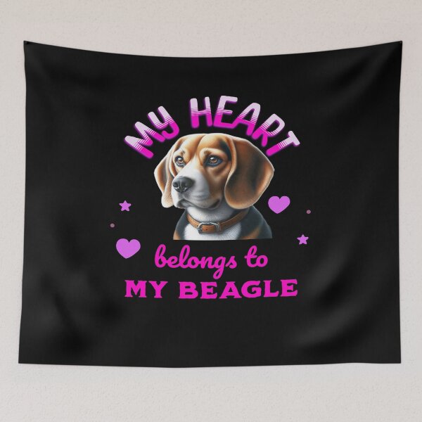 Item preview, My Heart Belongs to My Beagle Dog designed and sold by BirdsnStuff.