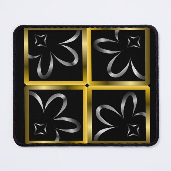 Item preview, Golden Silver Geometric Mosaic Star COMPLETE: Luxurious Modern Art Collection StarWars !Phone Case Stickers designed and sold by MechanicalART.