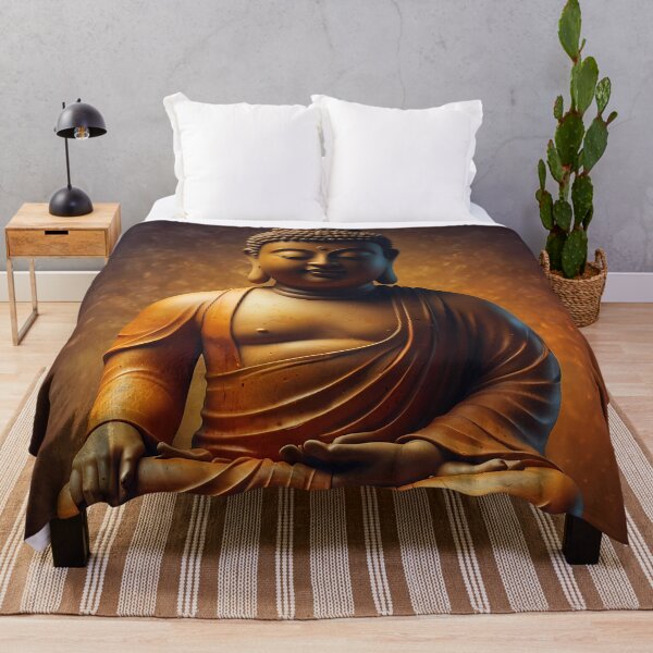 Item preview, Estatua serena de Buda en estilo aerógrafo designed and sold by Vitalka-uk.