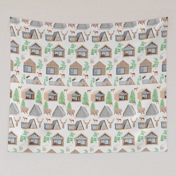 Item preview, Modern Forestscape designed and sold by pinebluedesign.