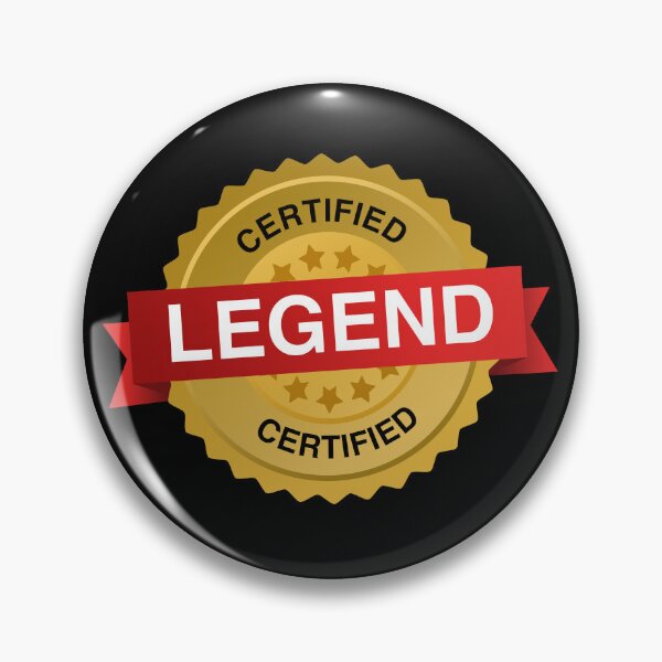 Item preview, Certified Legend Gold Award designed and sold by Jovie-Patch.