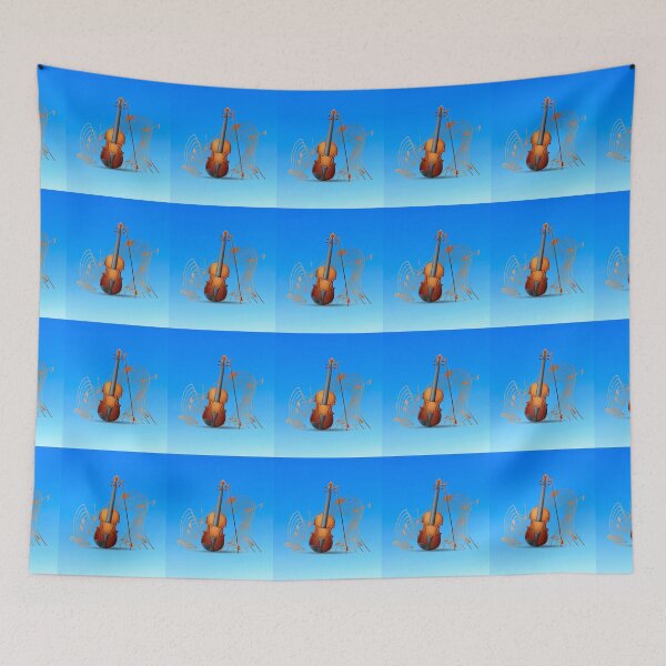 Item preview, A Viola With Music Notation designed and sold by BrightrDayMusicArt.