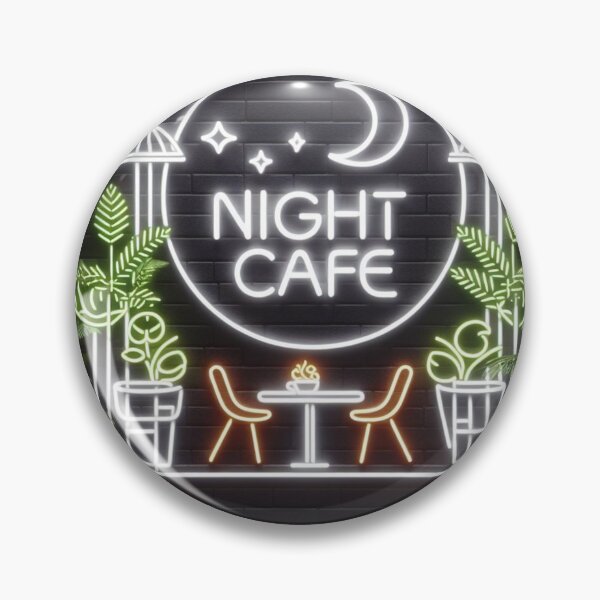 Item preview, Night Cafe Fan Art Minimalist designed and sold by Simplybe1.