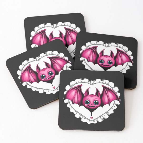 Item preview, Pink heart Bat designed and sold by Caseymax.