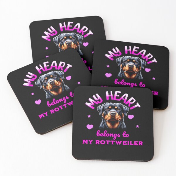 Item preview, My Heart Belongs to My Rottweiler Dog designed and sold by BirdsnStuff.