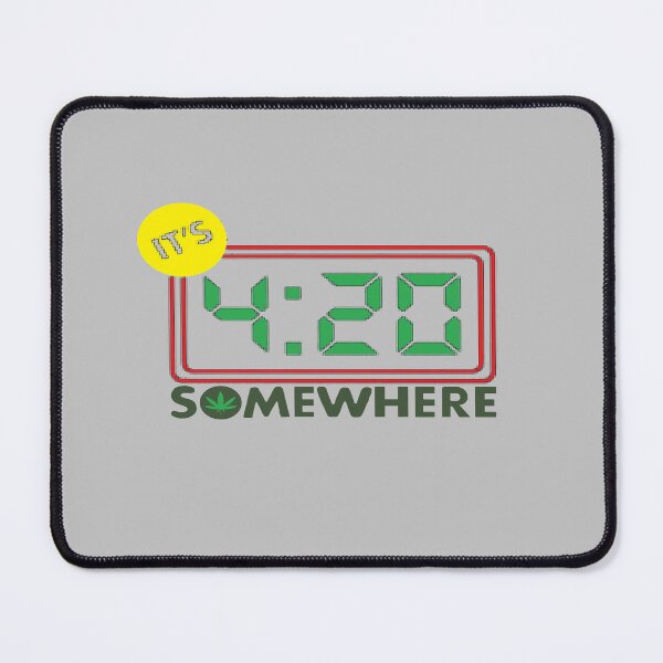 Item preview, It's 4:20 somewhere, illustration designed and sold by Numbers-Art.