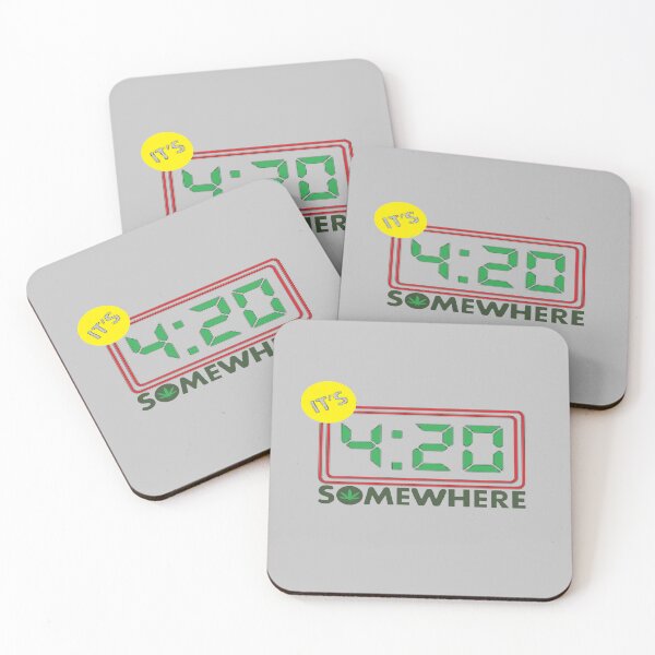 Item preview, It's 4:20 somewhere, illustration designed and sold by Numbers-Art.