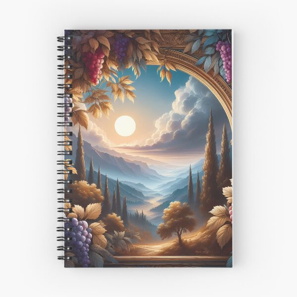 Item preview, Scenic Landscape with Grapes and Arched Window designed and sold by Vitalka-uk.