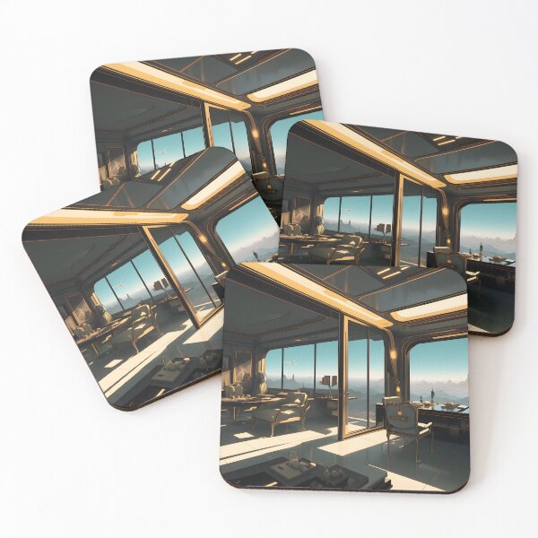 Item preview, Vintage Sci-Fi Apartment - Outside City Limits designed and sold by GimmeBamba.