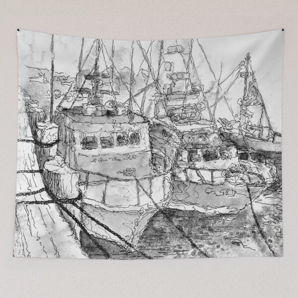 Item preview, dock 2 bw FH designed and sold by Gerardo Segismundo.