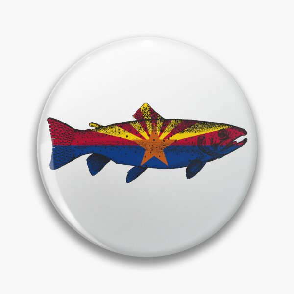 Artikelvorschau, Fisch Arizona Flagge Forelle entworfen und verkauft von Esskay Designs.