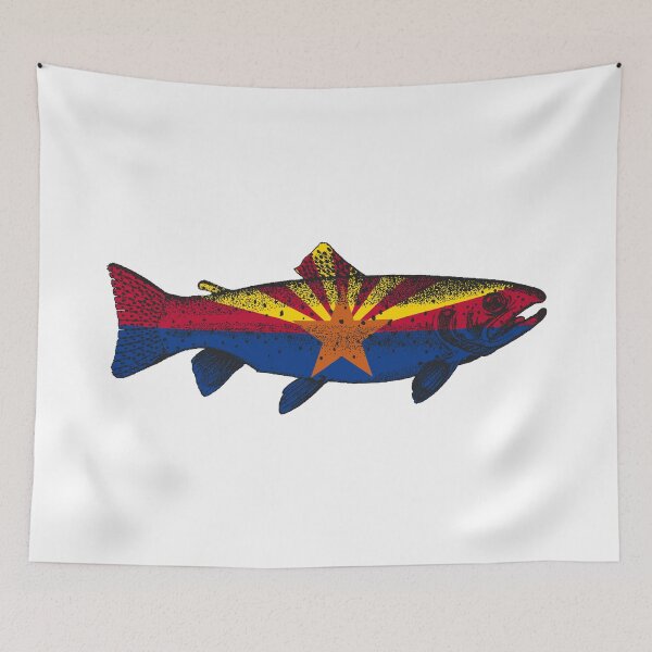 Item preview, Fish Arizona Flag Trout designed and sold by Esskay Designs.