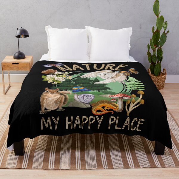 Item preview, Nature Is My Happy Place Colorful Eco-Friendly Design designed and sold by EarthArtDesigns.
