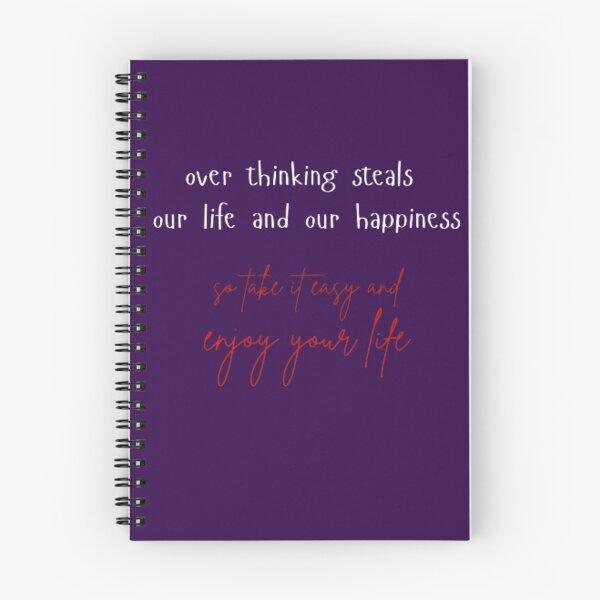Item preview, over thinking steals our life and happiness. designed and sold by Jimmybyjimmy.