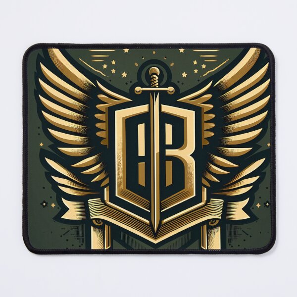 Item preview, Monogrammed Emblem with Wing designed and sold by aminz4.