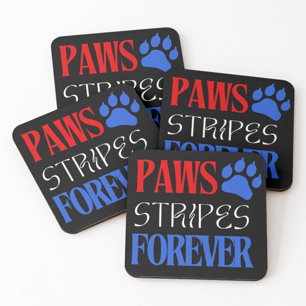 Aperçu de l'œuvre Aimez vos animaux de compagnie ~ PAWS ~ STRIPES ~ FOREVER ™ créée et vendue par tjpirate1.