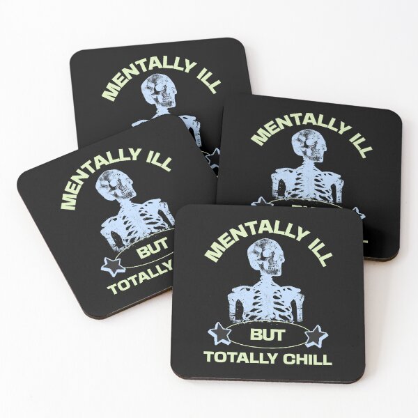 Item preview, Mentally Ill But Totally Chill designed and sold by DomTeesHaven.